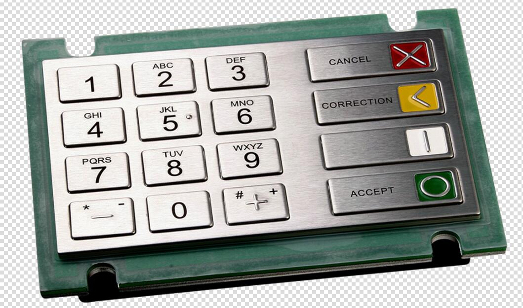 Waterproof PCI EPP 2.x certified EPP Keypad ZT596E with 10 Numeric Keys.jpg